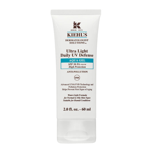 KIEHL'S ULTRA LIGHT DAILY UV DEFENSE AQUA GEL 60ML WITH SPF50 - Beauty Bar 