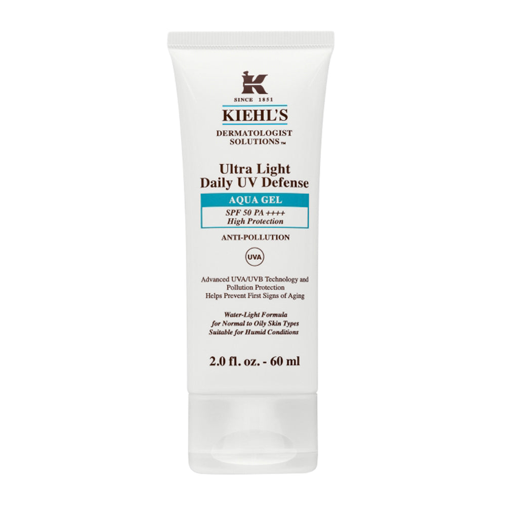 KIEHL'S ULTRA LIGHT DAILY UV DEFENSE AQUA GEL 60ML WITH SPF50 - Beauty Bar 