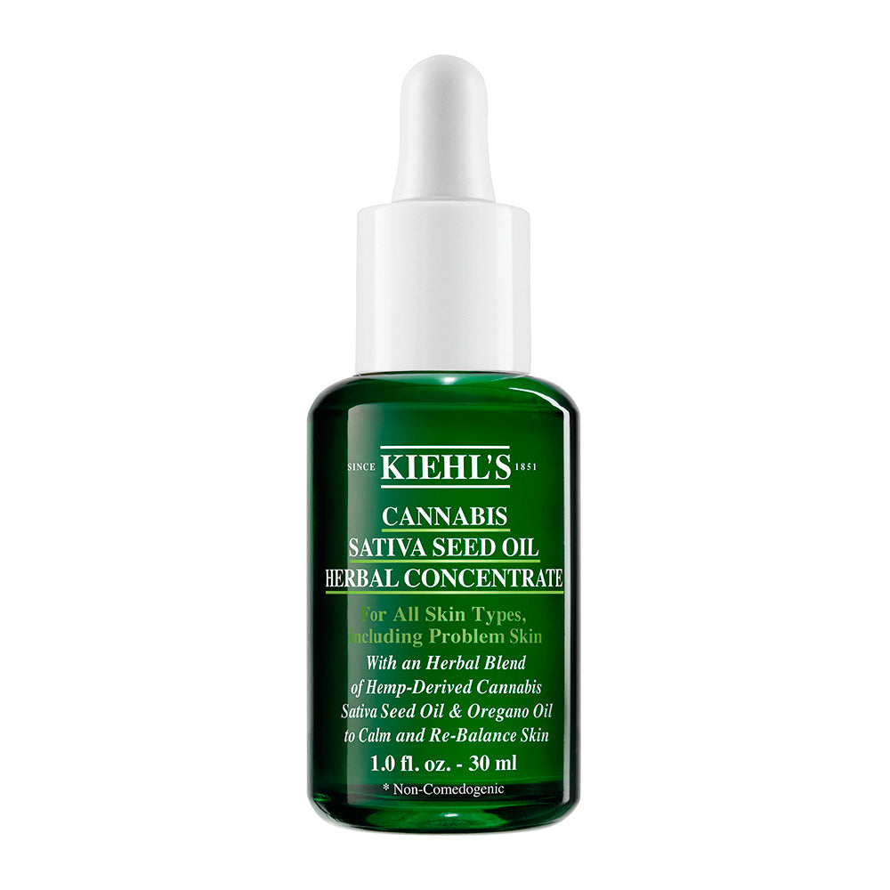 KIEHL'S CANNABIS SATIVA SEED OIL HERBAL CONCENTRATE FACE OIL 30ML - Beauty Bar 