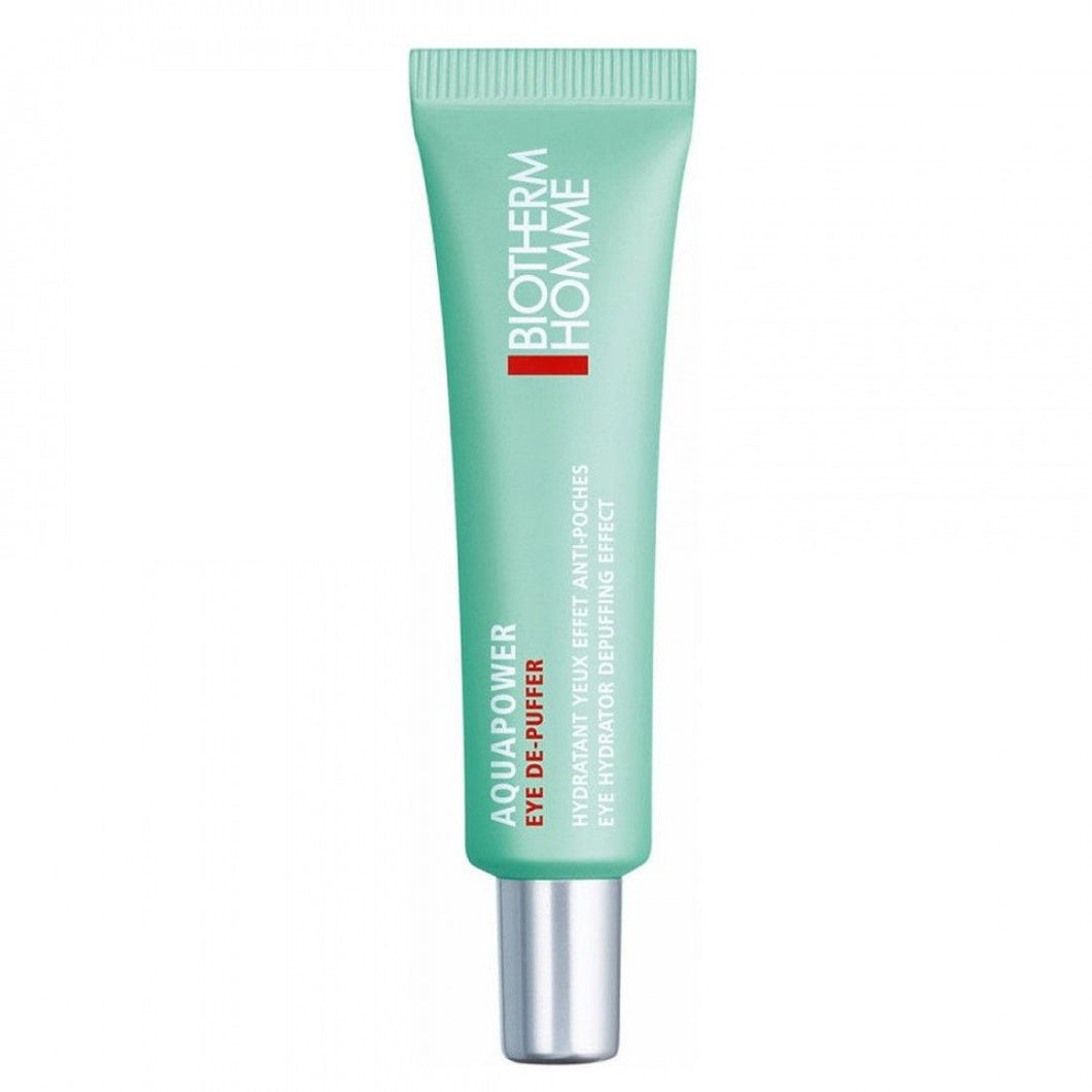 BIOTHERM HOMME AQUAPOWER DE-PUFFER EYE CREAM 15ML - Beauty Bar Cyprus