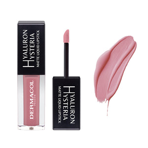 DERMACOL HYALURON HYSTERIA SUPER MATTE LIQ.LIPSTICK - AVAILABLE IN 8 SHADES - Beauty Bar 