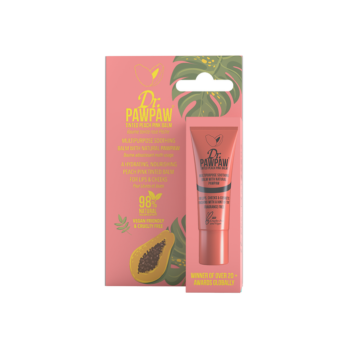 DR. PAWPAW PEACH PINK BALM 10ML - Beauty Bar 