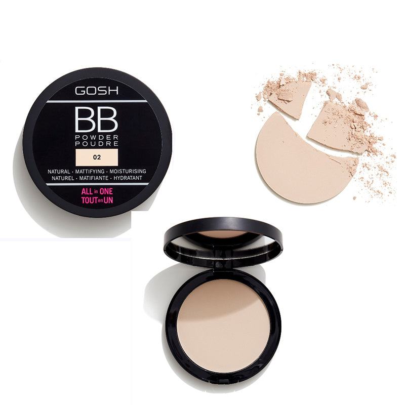 GOSH COPENHAGEN BB POWDER - AVAILABLE IN 4 SHADES - Beauty Bar 