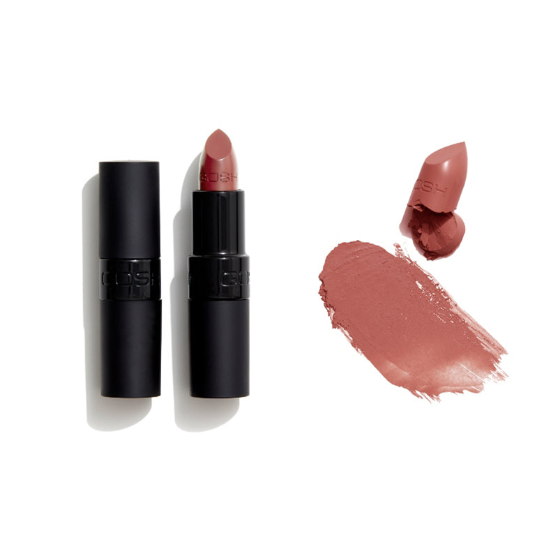 GOSH COPENHAGEN VELVET TOUCH LIPSTICK - AVAILABLE IN 9 SHADES - Beauty Bar 