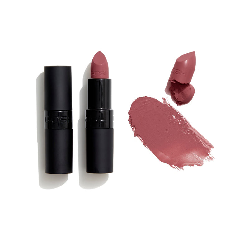 GOSH COPENHAGEN VELVET TOUCH LIPSTICK - AVAILABLE IN 9 SHADES - Beauty Bar 