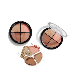 GOSH COPENHAGEN CONTOUR N' STROBE KIT 002 MEDIUM - Beauty Bar 