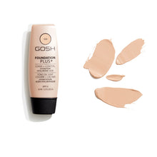 Load image into Gallery viewer, GOSH COPENHAGEN FOUNDATION PLUS - AVAILABLE IN 4 SHADES - Beauty Bar 
