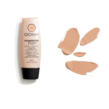 Load image into Gallery viewer, GOSH COPENHAGEN FOUNDATION PLUS - AVAILABLE IN 4 SHADES - Beauty Bar 

