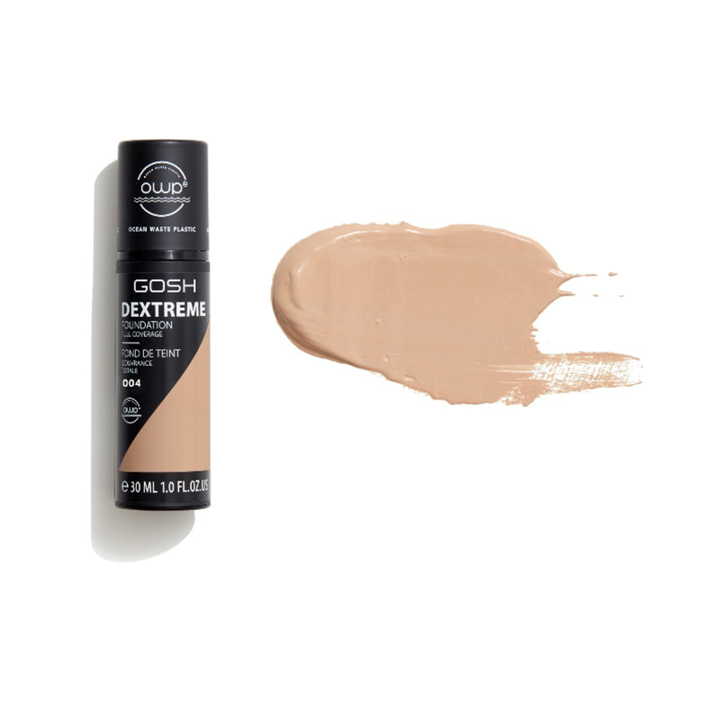 GOSH COPENHAGEN DEXTREME FULL COVERAGE FOUNDATION - AVAILABLE IN 6 SHADES - Beauty Bar 