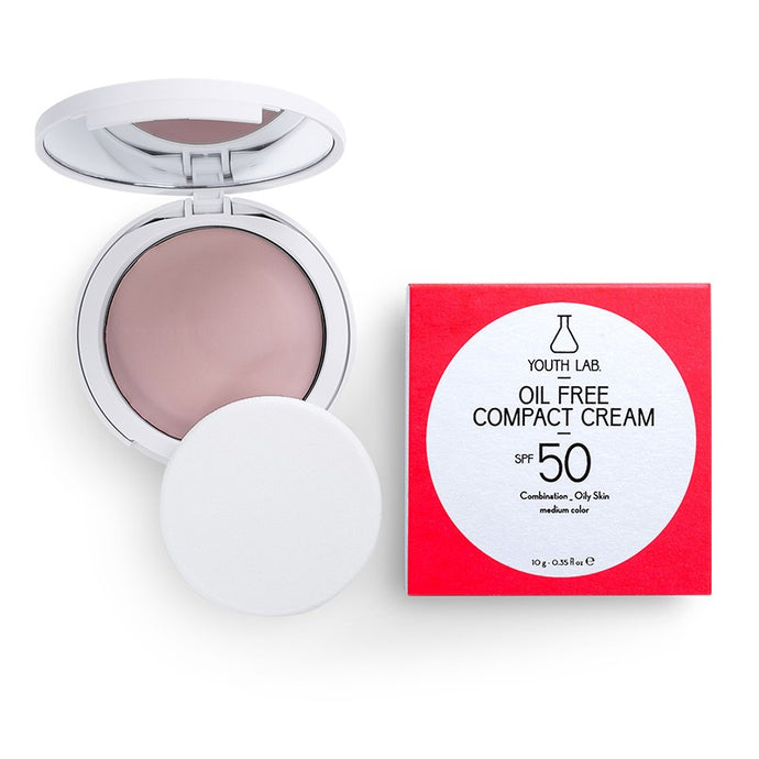 YOUTH LABO/FREE COMP CREAM SPF 50 COMB/OILY MEDIUM - Beauty Bar 