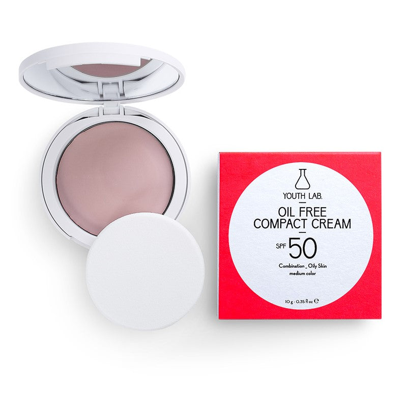 YOUTH LABO/FREE COMP CREAM SPF 50 COMB/OILY MEDIUM - Beauty Bar 