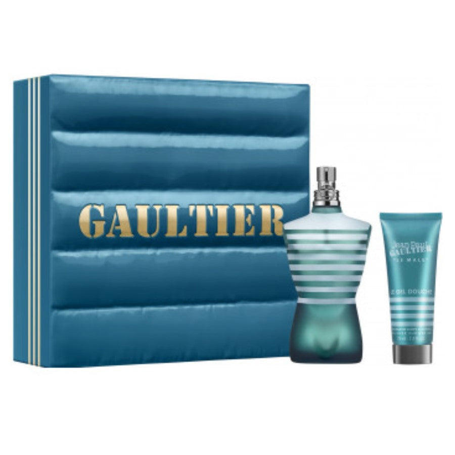 JEAN PAUL GAULTIER LE MALE GIFT SET - EDT 125ML + SHOWER GEL 75ML - Beauty Bar 