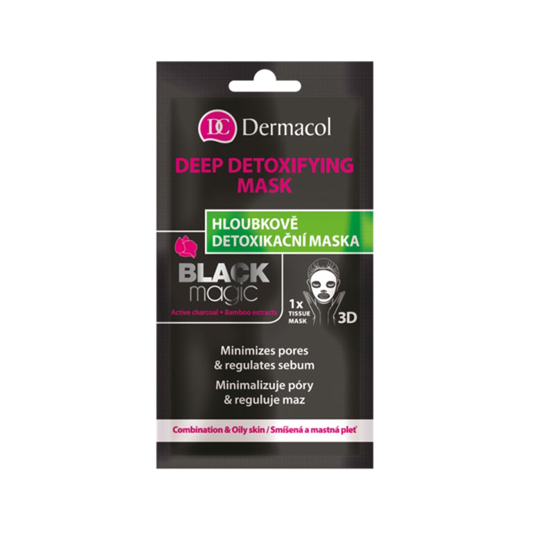 DERMACOL BLACK MAGIC MASK - TISSUE DETOXIFYING MASK 15ML - Beauty Bar 