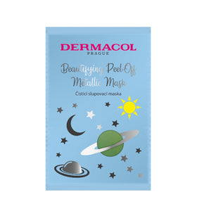 DERMACOL CLEANSING PEEL - OFF METALLIC MASK 15ML - Beauty Bar 