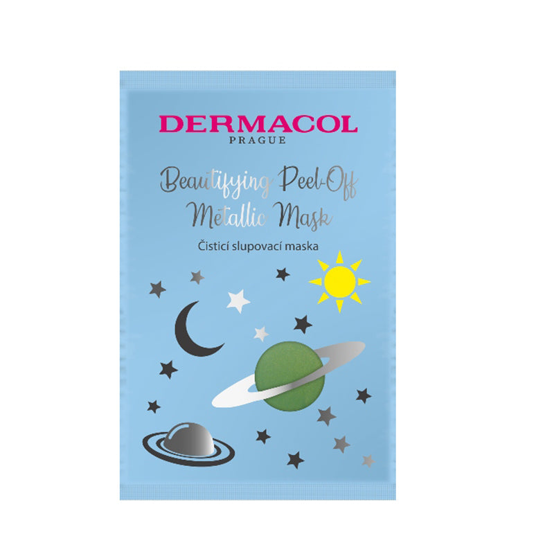DERMACOL CLEANSING PEEL - OFF METALLIC MASK 15ML - Beauty Bar 