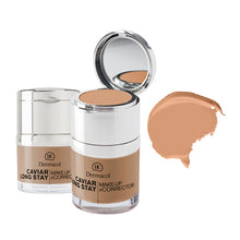 Load image into Gallery viewer, DERMACOL CAVIAR LONG STAY MAKE - UP &amp; CORRECTOR - AVAILABLE IN 5 SHADES - Beauty Bar 
