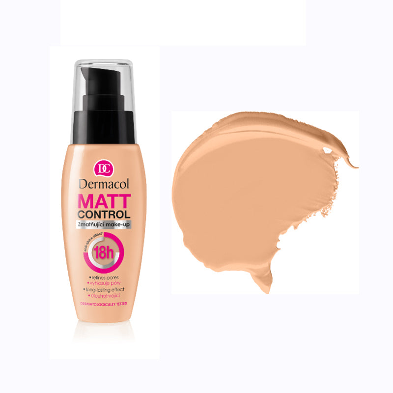 DERMACOL MATT CONTROL MAKE - UP - AVAILABLE IN 5 SHADES - Beauty Bar 