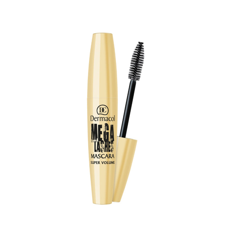 DERMACOL MEGA LASHES MASCARA SUPER VOLUME - BLACK - Beauty Bar 