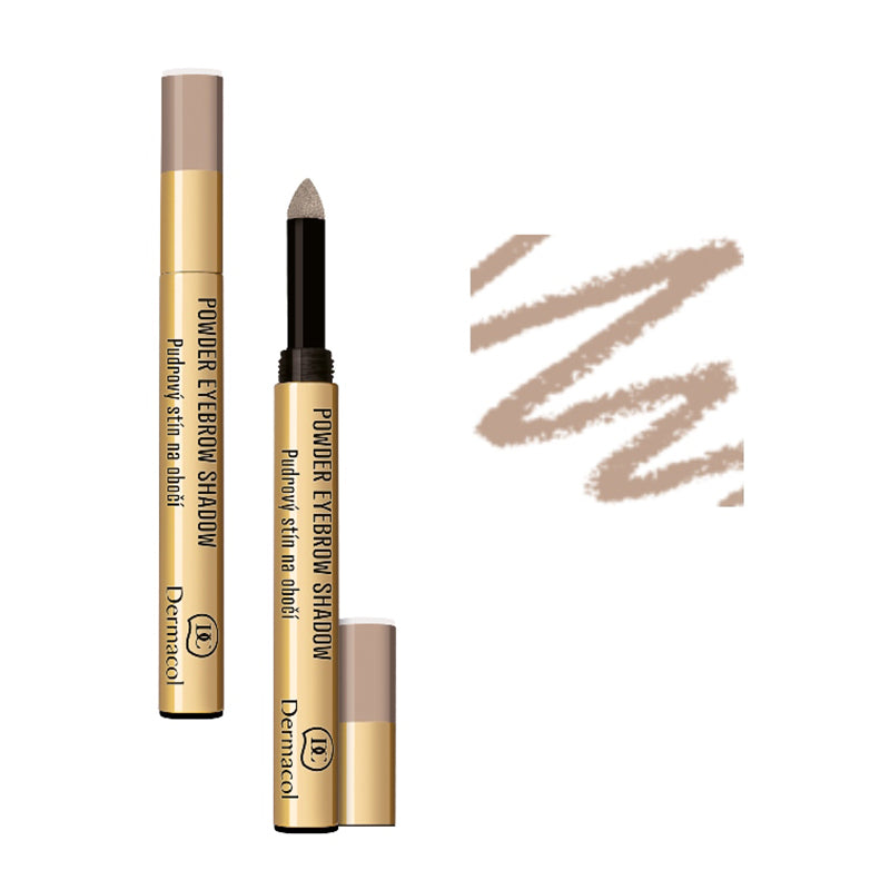 DERMACOL POWDER EYEBROW SHADOW - AVAILABLE IN 3 SHADES - Beauty Bar 