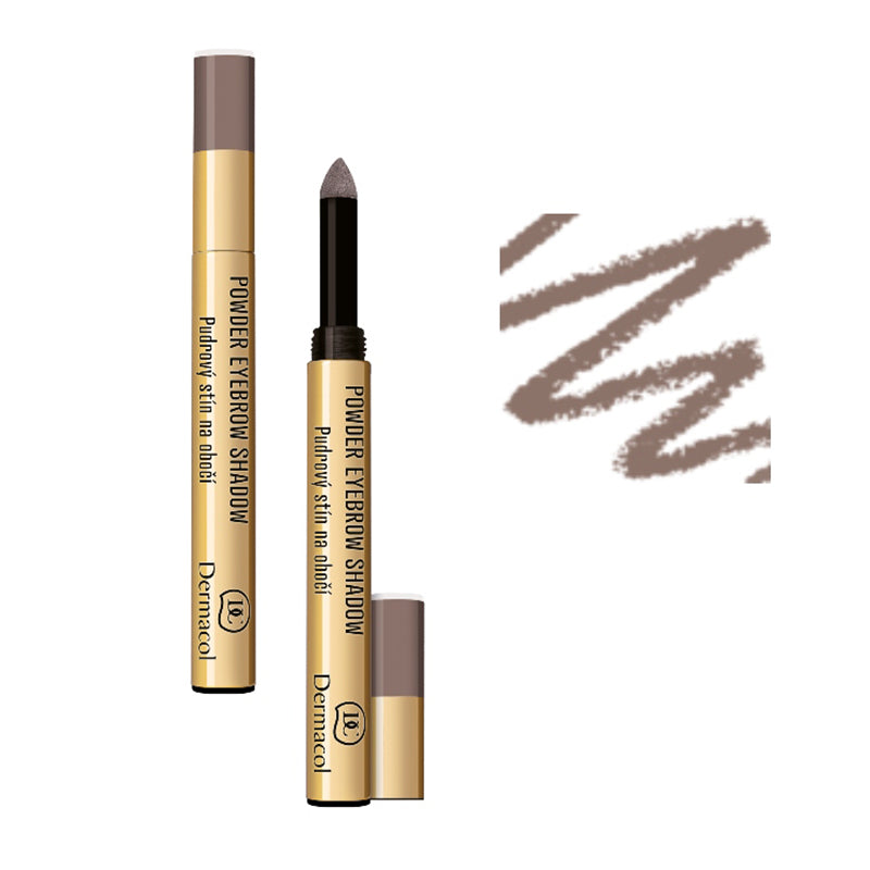 DERMACOL POWDER EYEBROW SHADOW - AVAILABLE IN 3 SHADES - Beauty Bar 