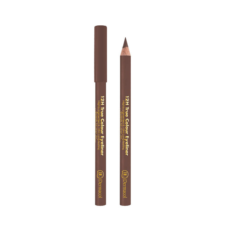 DERMACOL 12H TRUE COLOUR EYELINER - AVAILABLE IN 7 SHADES - Beauty Bar 