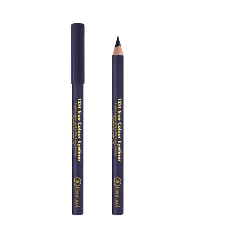 DERMACOL 12H TRUE COLOUR EYELINER - AVAILABLE IN 7 SHADES - Beauty Bar 