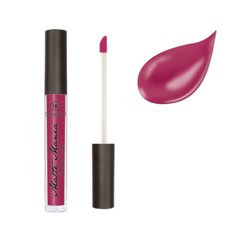 DERMACOL MATTE MANIA - LIQUID LIP COLOUR - AVAILABLE IN 18 SHADES - Beauty Bar 