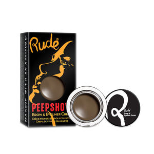 RUDE PEEP SHOW BROW & EYELINER CREAM - AVAILABLE IN A VARIETY OF SHADES - Beauty Bar Cyprus