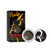 Load image into Gallery viewer, RUDE PEEP SHOW BROW &amp; EYELINER CREAM - AVAILABLE IN A VARIETY OF SHADES - Beauty Bar Cyprus
