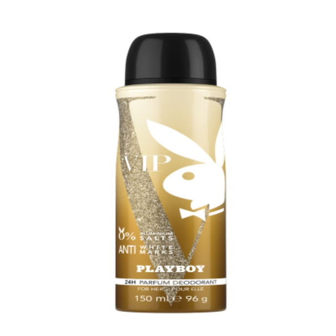 PLAYBOY VIP WOMEN DEODEODORANT BODY SPRAY 150ML - Beauty Bar 