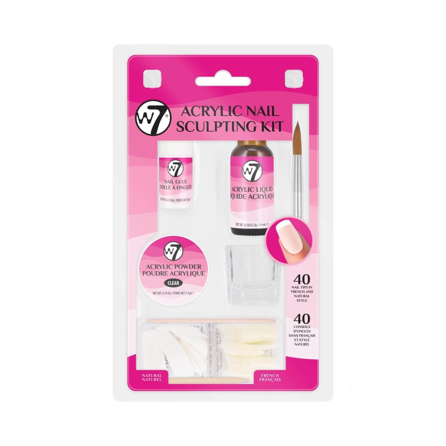 W7 ACRYLIC NAIL SCULPTING KIT - Beauty Bar 