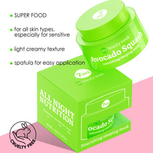Load image into Gallery viewer, 7DAYS AVOCADO SQUASH NOURISHING SLEEPING MASK 50ML - Beauty Bar 
