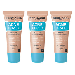 DERMACOL ACNECOVER MAKE-UP - AVAILABLE IN 3 SHADES - Beauty Bar 