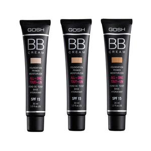 GOSH COPENHAGEN BB CREAM - AVAILABLE IN 3 SHADES - Beauty Bar 