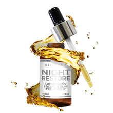Load image into Gallery viewer, BIOVENE NIGHT RESTORE SUPER GLOW FACIAL SERUM 30ML - Beauty Bar 
