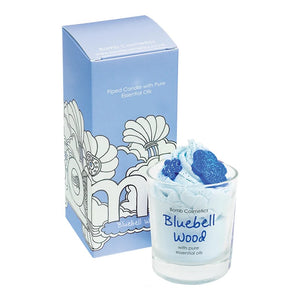 BOMB COSMETICS BLUEBELL WOOD PIPED GLASS CANDLE - Beauty Bar 