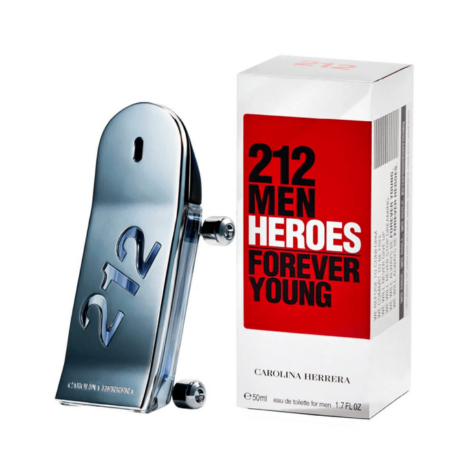 CAROLINA HERRERA 212 MEN HEROES EDT - AVAILABLE IN 2 SIZES - Beauty Bar 