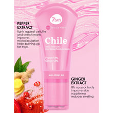 Load image into Gallery viewer, 7DAYS CHILE ANTI-CELLULITE WARMING BODY CREAM PEPPER 1% + GINGER 2% 130ML - Beauty Bar 
