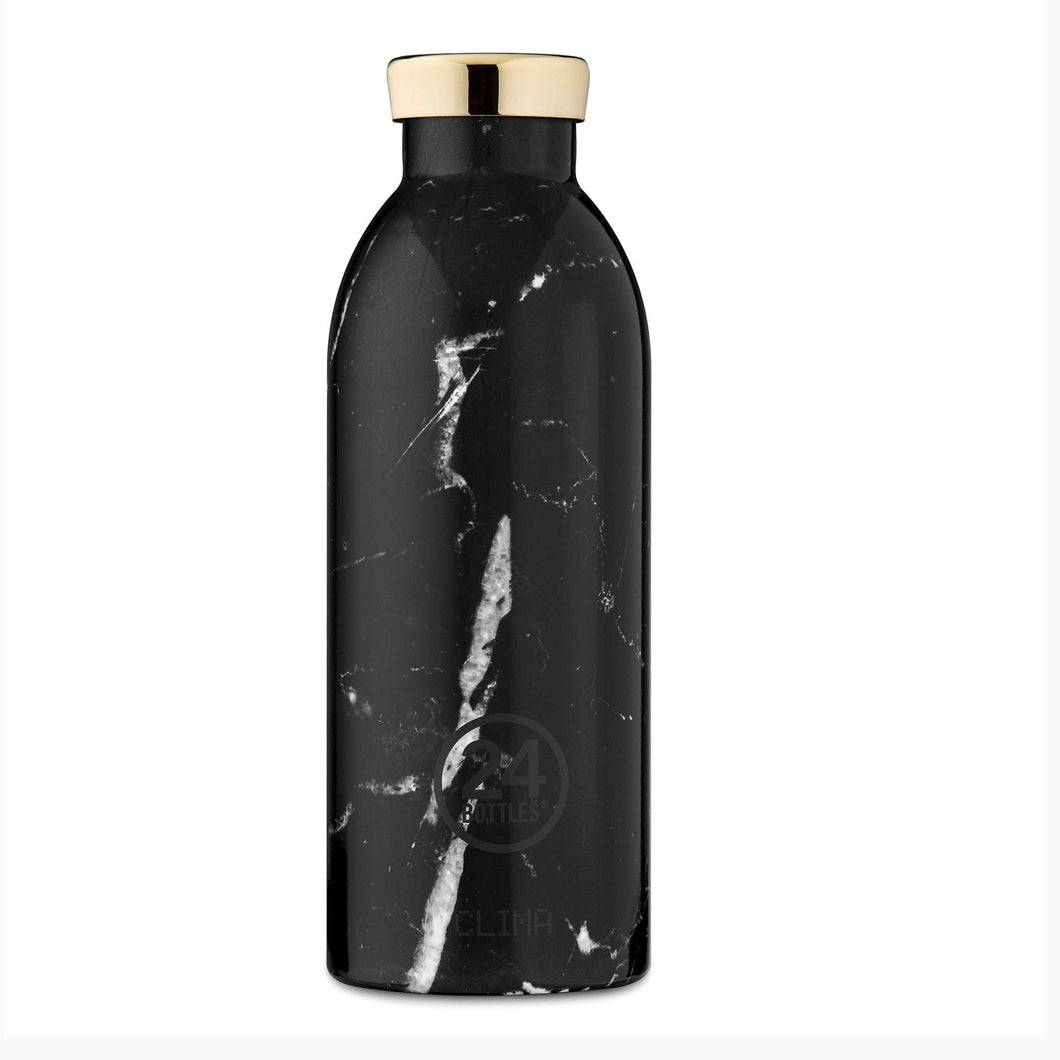 24BOTTLES CLIMA BOTTLE 500ML BLACK MARBLE - Beauty Bar 