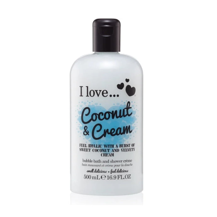 I LOVE COCONUT & CREAM BATH SHOWER CREAM 500ML - Beauty Bar 