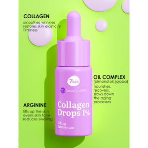 7DAYS COLLAGEN DROPS 1% LIFTING SERUM 20ML - Beauty Bar 