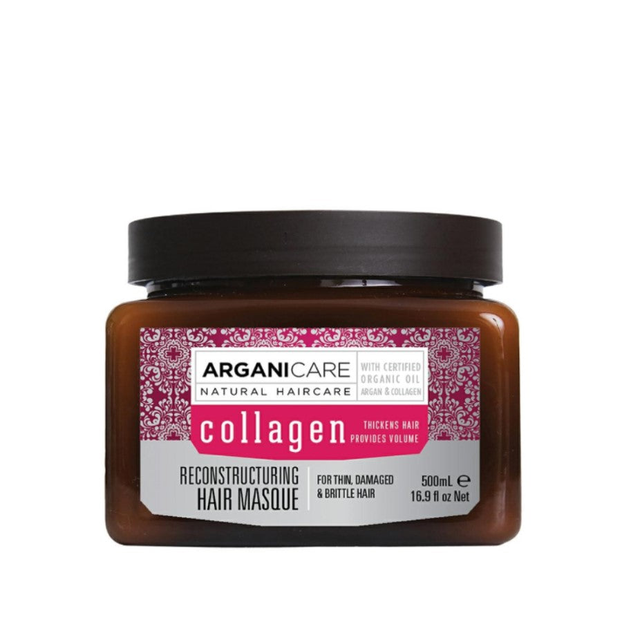 ARGANICARE COLLAGEN HAIR MASQUE 500ML - Beauty Bar Cyprus