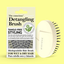 Load image into Gallery viewer, BIOVENE THE CONSCIOUS™ BIODEGRADABLE COMPACT DETANGLING BRUSH, WET &amp; DRY HAIR - AVAILABLE IN 4 COLOURS - Beauty Bar 
