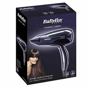 BABYLISS HAIR DRYER COMPACT 2000W D212E - Beauty Bar Cyprus