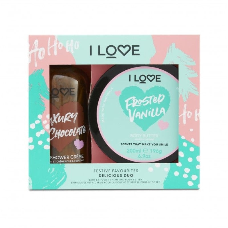 I LOVE DELICIOUS DUO GIFT BOX FESTIVE FAVOURITES - Beauty Bar 