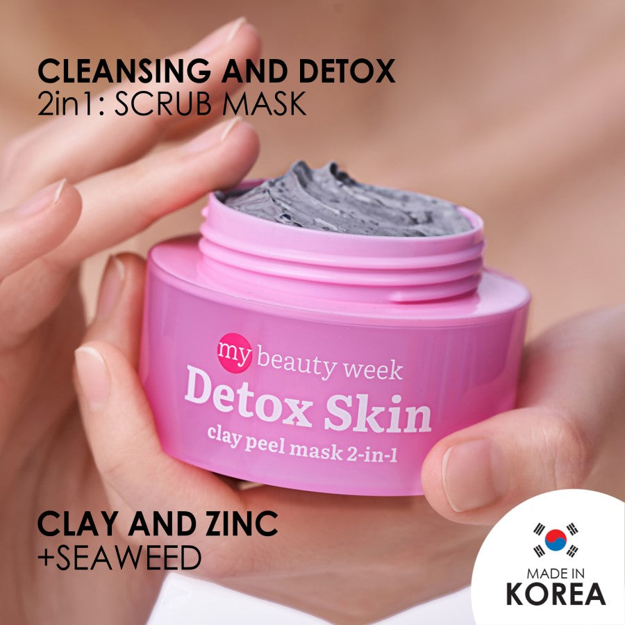 7DAYS DETOX SKIN CLAY PEEL MASK DETOX SKIN 50ML - Beauty Bar 