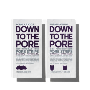 FORMULA 10.0.6 DOWN TO THE PORE - CHIN + FOREHEAD + NOSE PORE STRIPS - Beauty Bar Cyprus