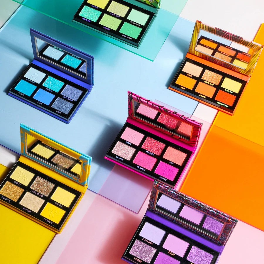 RUDE EDM COLLECTION PALETTE - AVAILABLE IN 6 COLOUR COMBINATIONS - Beauty Bar 