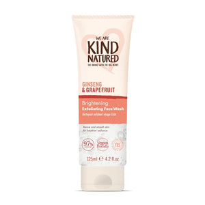 KIND NATURED - BRIGHTENING EXFOLIATING FACE WASH 125ML - Beauty Bar Cyprus