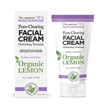 Load image into Gallery viewer, BIOVENE THE CONSCIOUS™ NIACINAMIDE PORE-CLEARING FACIAL CREAM ORGANIC LEMON 50ML - Beauty Bar 
